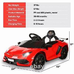 24V Kids Ride On Car 2 Seaters 2x200W Electric Vehicle Truck Bluetooth with 18