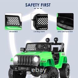 24V Kids Ride On Car 2 Seaters 2x200W Electric Vehicle Truck Bluetooth with 77