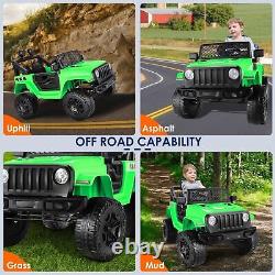 24V Kids Ride On Car 2 Seaters 2x200W Electric Vehicle Truck Bluetooth with 77