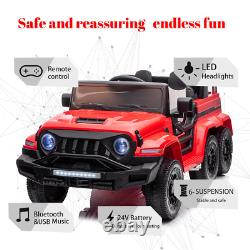 24V Kids Ride On Car Children Electric 2-Doors Vehicle Remote with MP3 & LED Light