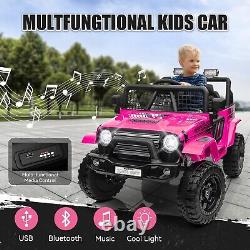 24V Kids Ride On Car Electric Vehicle Jeep Toy Truck Jeep withRemote Control