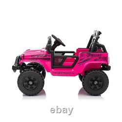 24V Kids Ride On Car Electric Vehicle Jeep Toy Truck Jeep withRemote Control