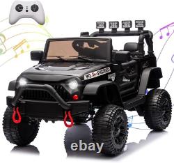 24V Kids Ride On Truck 400W Electric Jeep Car Vehicle With Music Bluetooth Remote