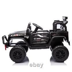 24V Kids Ride On Truck 400W Electric Jeep Car Vehicle With Music Bluetooth Remote
