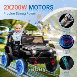 24V Kids Ride On Truck 400W Electric Jeep Car Vehicle With Music Bluetooth Remote 24V Kids Ride On Truck 400W Electric Jeep Car Vehicle With Music Bluetooth Remote