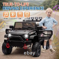 24V Kids Ride On Truck 400W Electric Jeep Car Vehicle With Music Bluetooth Remote 24V Kids Ride On Truck 400W Electric Jeep Car Vehicle With Music Bluetooth Remote