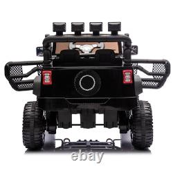 24V Kids Ride On Truck 400W Electric Jeep Car Vehicle With Music Bluetooth Remote