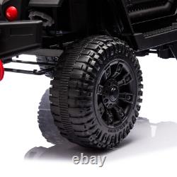 24V Kids Ride On Truck 400W Electric Jeep Car Vehicle With Music Bluetooth Remote