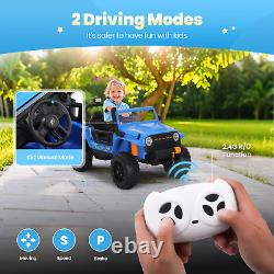 24V Kids Ride On Truck Electric Car Vehicle Toy with Remote Control Pink/Blue