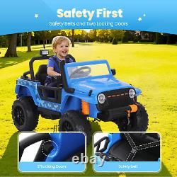 24V Kids Ride On Truck Electric Car Vehicle Toy with Remote Control Pink/Blue