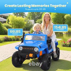 24V Kids Ride On Truck Electric Car Vehicle Toy with Remote Control Pink/Blue