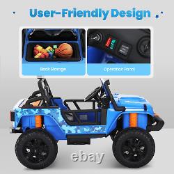 24V Kids Ride On Truck Electric Car Vehicle Toy with Remote Control Pink/Blue