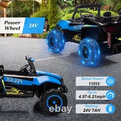 24V Kids Ride On UTV Electric Car Vehicle 4 Wheeler Off-Road Toy with Remote Blue