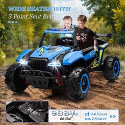 24V Kids Ride On UTV Electric Car Vehicle 4 Wheeler Off-Road Toy with Remote Blue