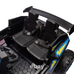 24V Kids Ride On UTV Electric Car Vehicle 4 Wheeler Off-Road Toy with Remote Blue