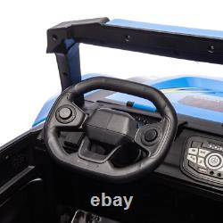 24V Kids Ride On UTV Electric Car Vehicle 4 Wheeler Off-Road Toy with Remote Blue