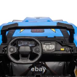 24V Kids Ride On UTV Electric Car Vehicle 4 Wheeler Off-Road Toy with Remote Blue