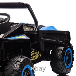 24V Kids Ride On UTV Electric Car Vehicle 4 Wheeler Off-Road Toy with Remote Blue