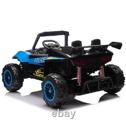 24V Kids Ride On UTV Electric Car Vehicle 4 Wheeler Off-Road Toy with Remote Blue