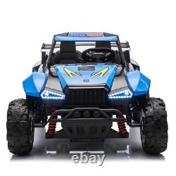 24V Kids Ride On UTV Electric Car Vehicle 4 Wheeler Off-Road Toy with Remote Blue
