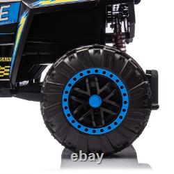 24V Kids Ride On UTV Electric Car Vehicle 4 Wheeler Off-Road Toy with Remote Blue