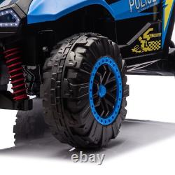 24V Kids Ride On UTV Electric Car Vehicle 4 Wheeler Off-Road Toy with Remote Blue