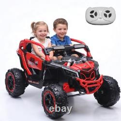 24V Kids Ride On UTV Off-Road Car 4 Wheeler Electric Vehicle Toy with Remote Red