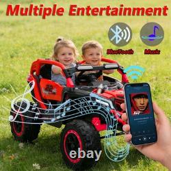 24V Kids Ride On UTV Off-Road Car 4 Wheeler Electric Vehicle Toy with Remote Red