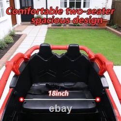 24V Kids Ride On UTV Off-Road Car 4 Wheeler Electric Vehicle Toy with Remote Red