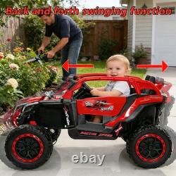 24V Kids Ride On UTV Off-Road Car 4 Wheeler Electric Vehicle Toy with Remote Red