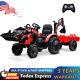 24v Kids Ride On Tractor With Trailer Excavator Electric Vehicle Ride On Toy Car
