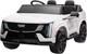 24v Licensed Cadillac Ride On Truck Car For Kids 2 Seater Electric Vehicle White