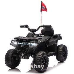 24V Ride On ATV for Kids Electric Car Vehicle Toy 4 Wheeler Off-Road with Music