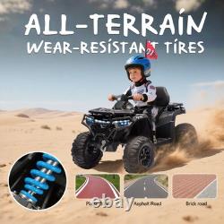 24V Ride On ATV for Kids Electric Car Vehicle Toy 4 Wheeler Off-Road with Music