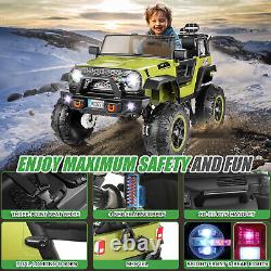 24V Ride On Car 2WD/4WD Switchable 4 Wheels Toy Car Off-Road Electric Vehicles
