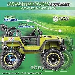 24V Ride On Car 2WD/4WD Switchable 4 Wheels Toy Car Off-Road Electric Vehicles