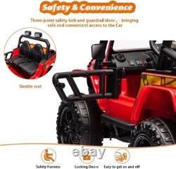 24V Ride On Car Truck Kids 2 Seater Powerful Electric Vehicle Truck Toy 3 Speeds