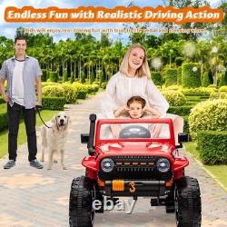24V Ride On Car Truck Kids 2 Seater Powerful Electric Vehicle Truck Toy 3 Speeds