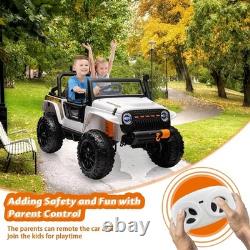 24V Ride On Car Truck Kids 2 Seater Powerful Electric Vehicle Truck Toy 3 Speeds