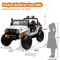 24V Ride On Car Truck Kids 2 Seater Powerful Electric Vehicle Truck Toy 3 Speeds
