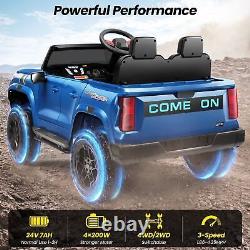 24V Ride On Car for Kids Battery Powered Vehicle 2 Seater 400W Electric Toy Car@