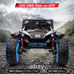 24V Ride on Car Truck for Kids 2 Seats Electric Vehicle Toy, LED Light withRemote