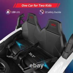 24V Ride on Car Truck for Kids 2 Seats Electric Vehicle Toy, LED Light withRemote