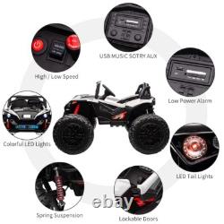 24V Ride on Car Truck for Kids 2 Seats Electric Vehicle Toy, LED Light withRemote