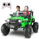 24v Ride On Truck 2seaters Electric Car Vehicle Toy For Kids With Parent Remote