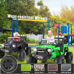 24V Ride on Truck 2Seaters Electric Car Vehicle Toy for Kids with Parent Remote