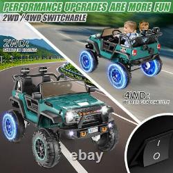 24V Ride on Truck 2Seaters Electric Car Vehicle Toy for Kids with Parent Remote