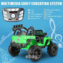 24V Ride on Truck 2Seaters Electric Car Vehicle Toy for Kids with Parent Remote
