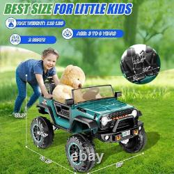 24V Ride on Truck 2Seaters Electric Car Vehicle Toy for Kids with Parent Remote