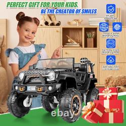 24V Ride on Truck 2 Seater Electric Car Vehicle Toy for Kids with Parent Remote